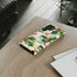 Christmas Holly on a Golden Background - Impact Resistant Phone Case